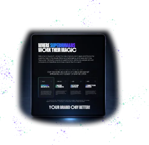 The Qquench Learning Manifesto