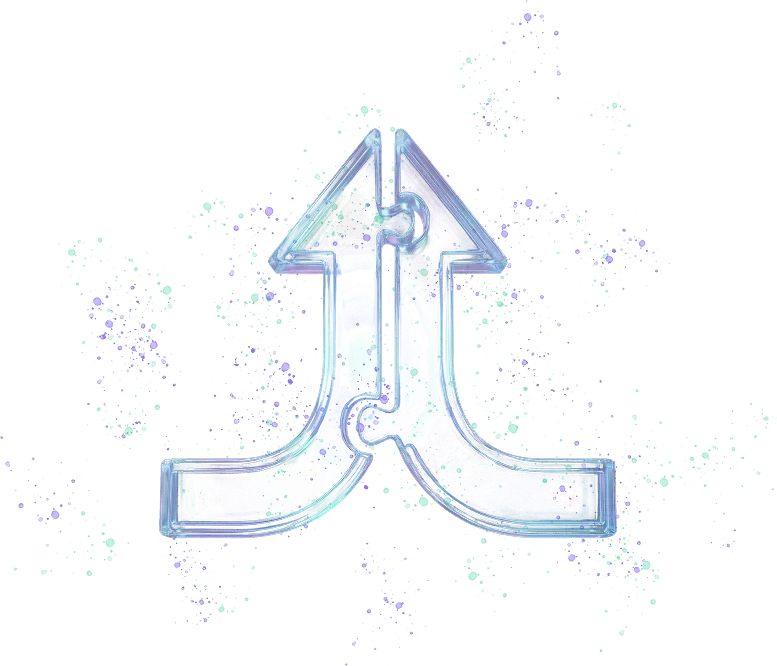 Arrows presenting the learning Outcomes