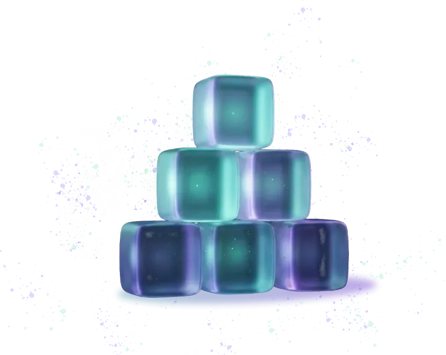 Ice Cubes presenting structure for decision making