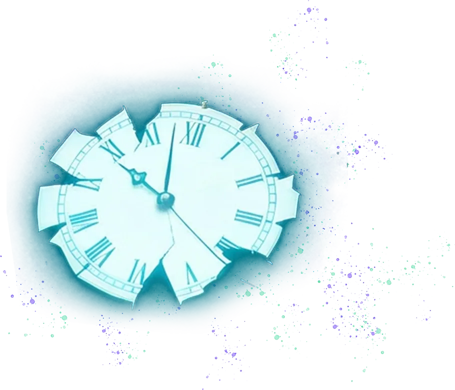 Clock for presenting the timeline of projects.