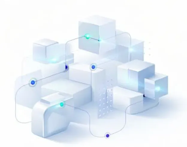 Blocks Connected with wire and Bulb