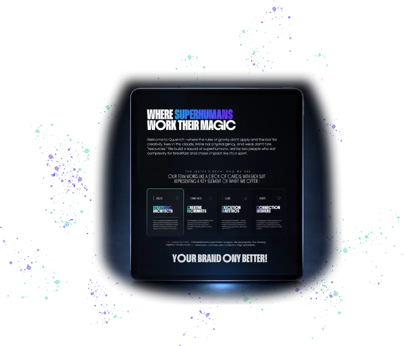 Tablet Screen Showing the design of the Dashboard for SAAS product.