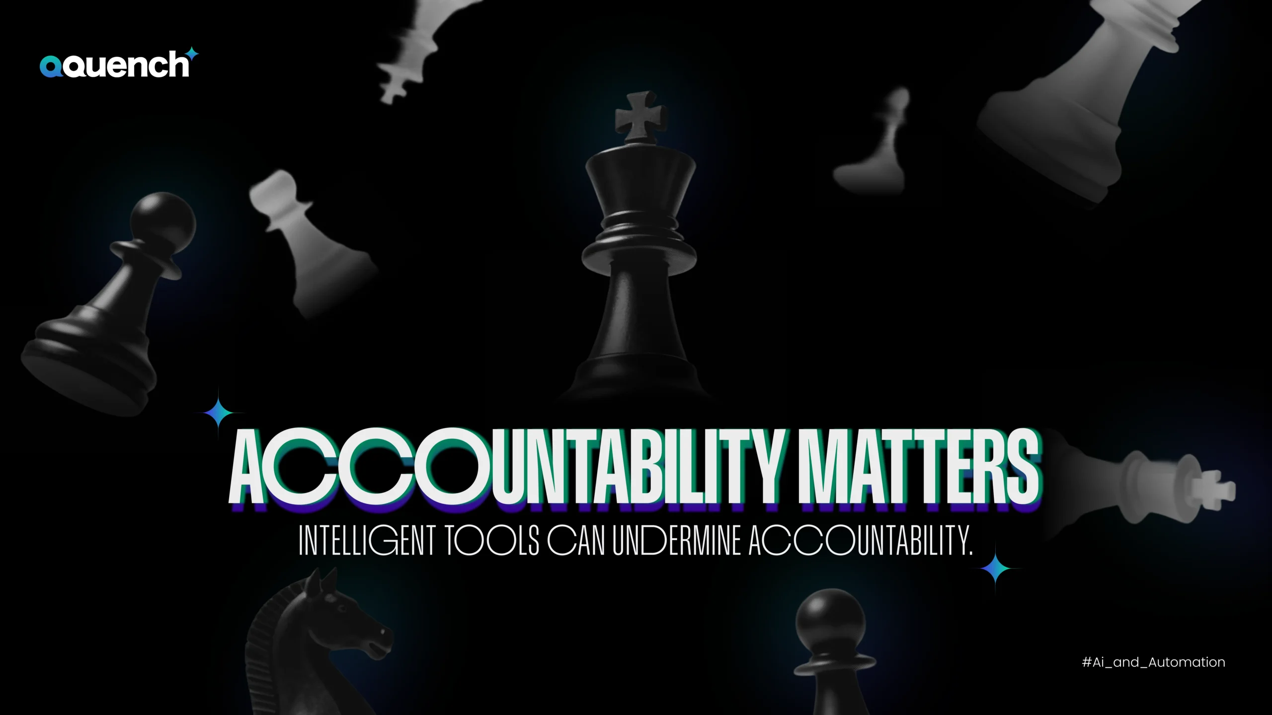 Diagram showing accountability shifting from humans to AI systems without clear ownership accountability