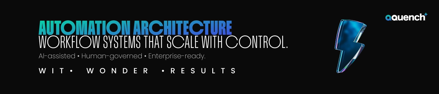 Automation Architecture Workflow systems that scale with control.